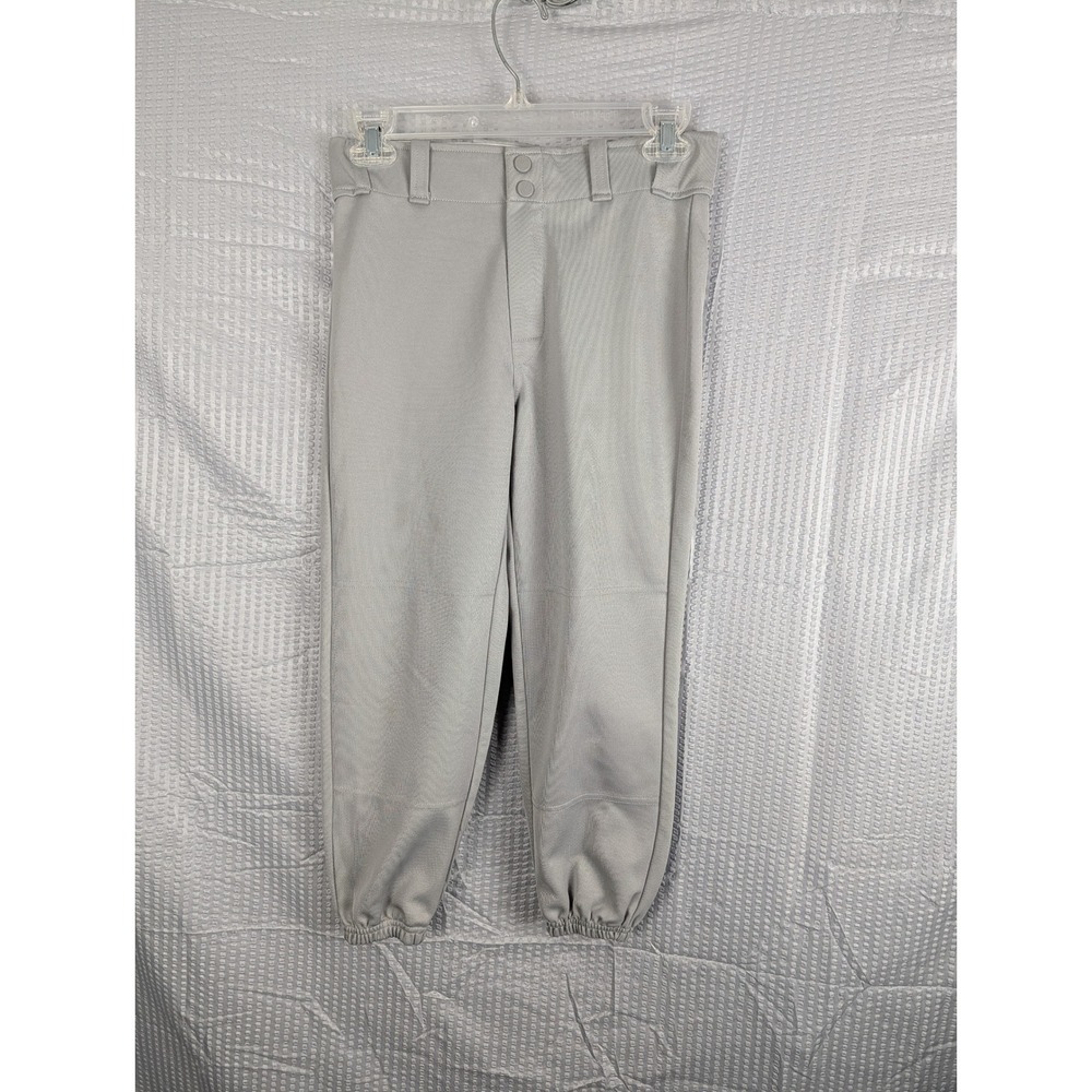 Rawlings‎ Youth Large Baseball Pants Gray Elastic Hem Baseball Softball